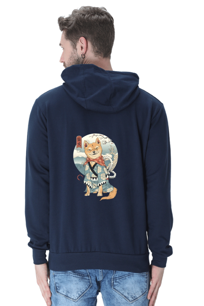 "SAMURAI NEVER DIE" ANCIENT CAT INSPIRED HOODED SWEATSHIRT HOODIE