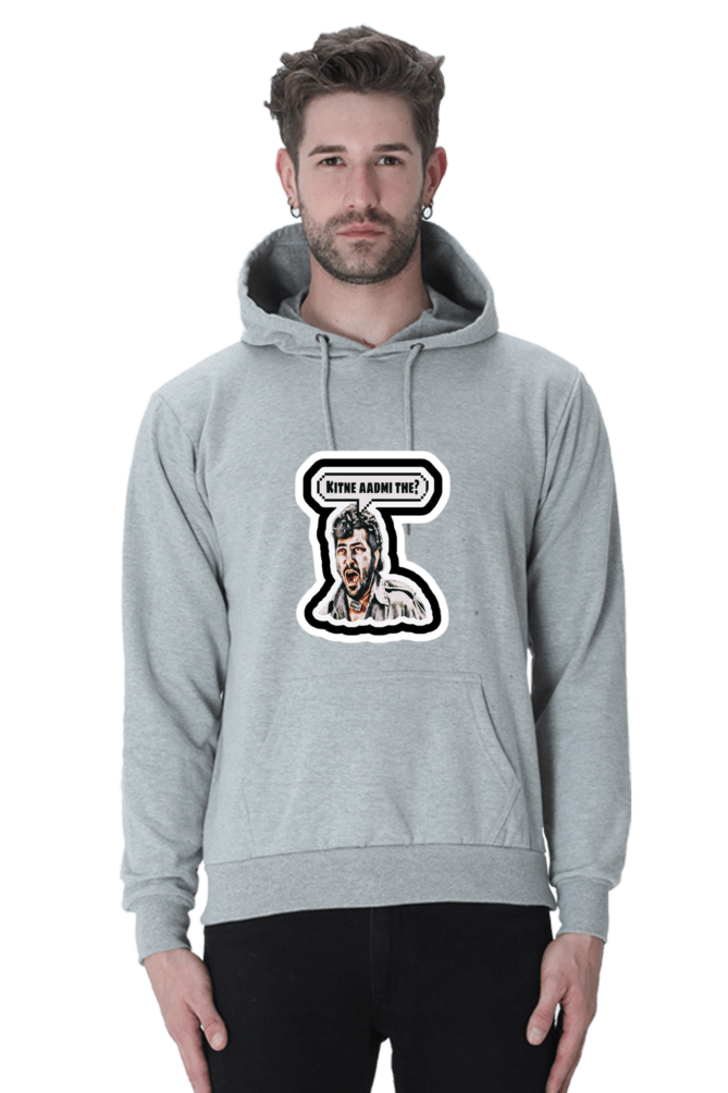 "Kitne aadmi the" GABBAR Vintage Sholay Hooded Sweatshirt