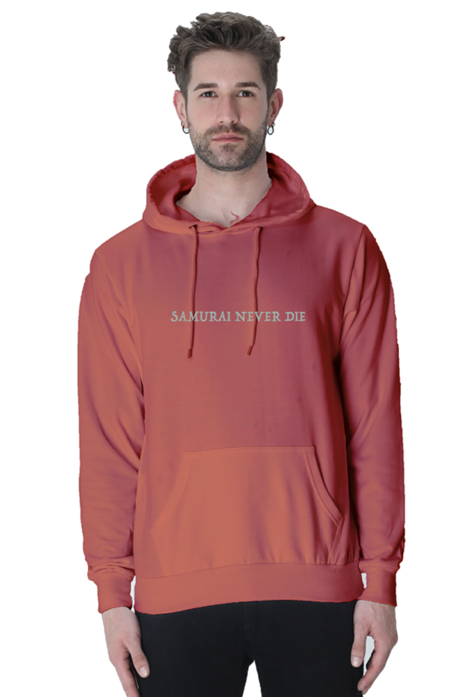 "SAMURAI NEVER DIE" ANCIENT CAT INSPIRED HOODED SWEATSHIRT HOODIE